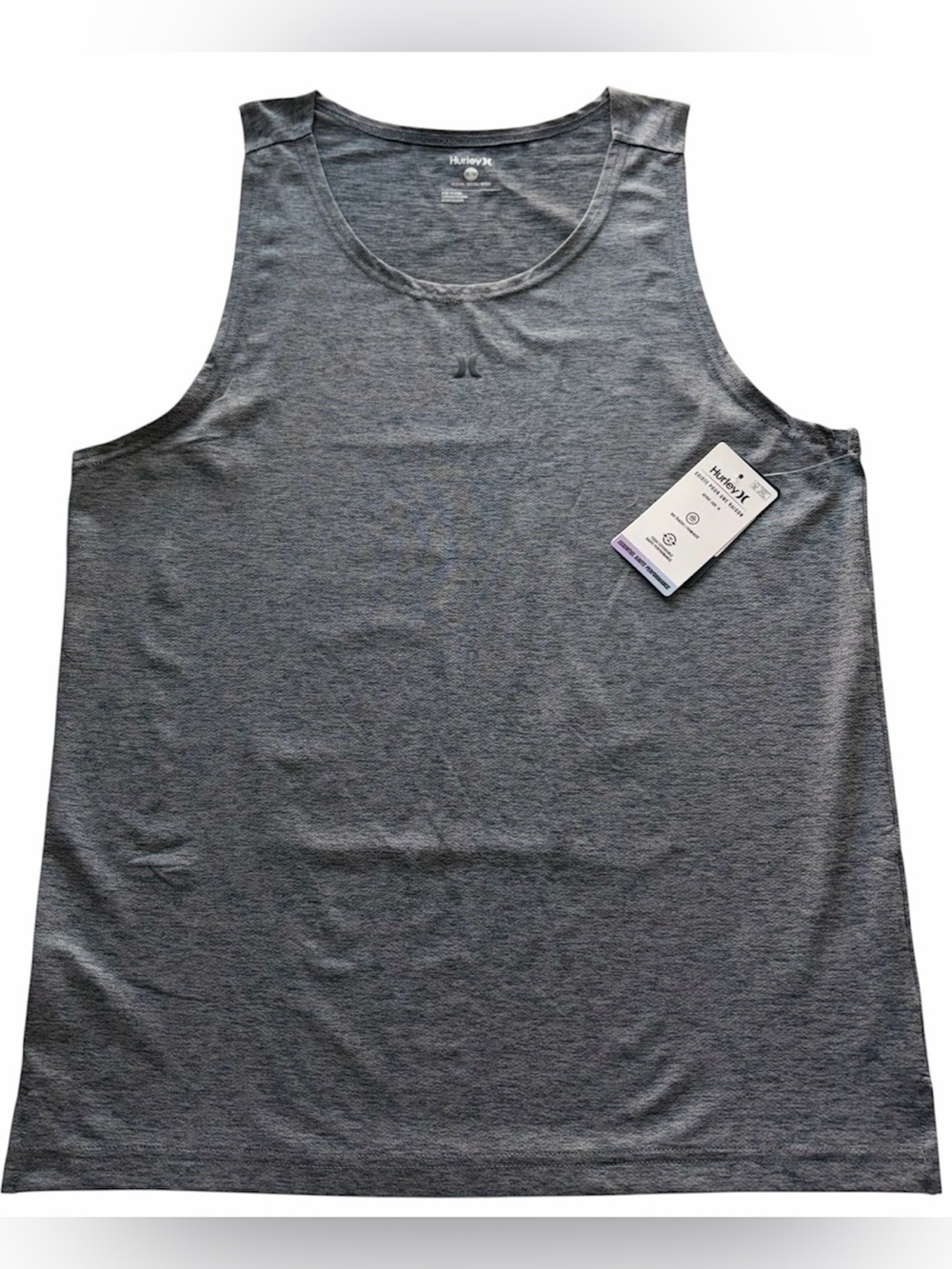 Hurley Men's Exist Icon Logo Performance Stretch Wicking Tank Top Medium NEW